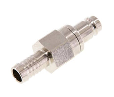 Nickel-plated Brass DN 10 Air Coupling Plug 13 mm Hose Pillar Double Shut-Off