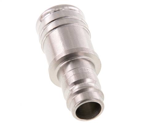 Stainless steel DN 10 Air Coupling Plug 19 mm Hose Pillar
