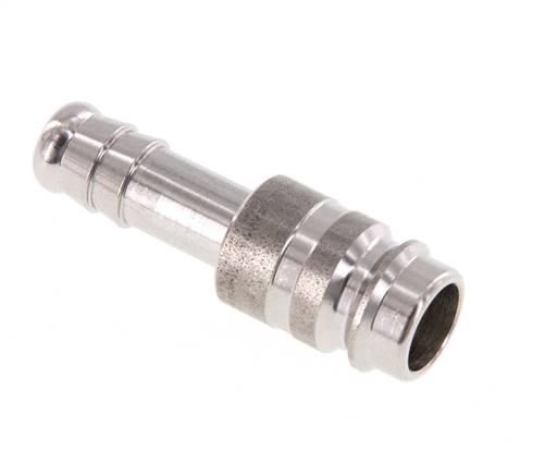 Stainless steel DN 10 Air Coupling Plug 9 mm Hose Pillar