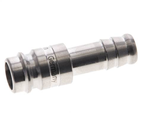 Stainless Steel 316L DN 10 Air Coupling Plug 10 mm Hose Pillar