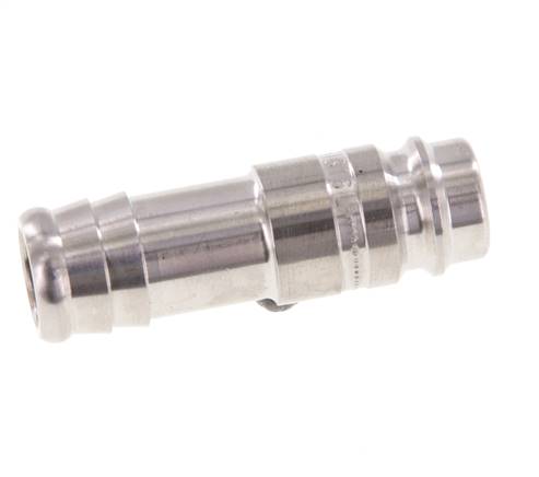 Stainless Steel 316L DN 10 Air Coupling Plug 13 mm Hose Pillar