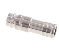 Stainless Steel 316L DN 10 Air Coupling Plug 13 mm Hose Pillar