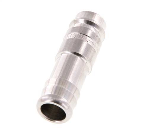 Stainless Steel 316L DN 10 Air Coupling Plug 13 mm Hose Pillar