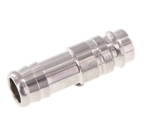 Stainless Steel 316L DN 10 Air Coupling Plug 13 mm Hose Pillar