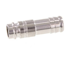 Stainless Steel 316L DN 10 Air Coupling Plug 13 mm Hose Pillar