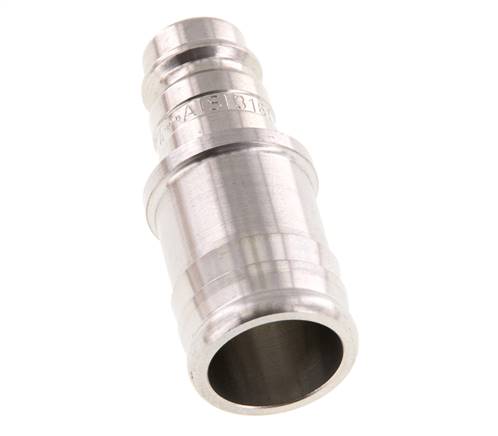 Stainless Steel 316L DN 10 Air Coupling Plug 19 mm Hose Pillar