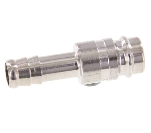 Stainless Steel 316L DN 10 Air Coupling Plug 10 mm Hose Pillar Double Shut-Off
