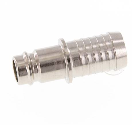 Hardened steel DN 10 Air Coupling Plug 16 mm Hose Pillar
