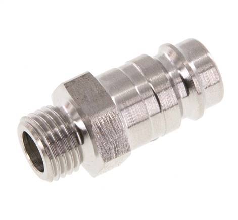 Stainless steel DN 10 Air Coupling Plug G 1/4 inch Male