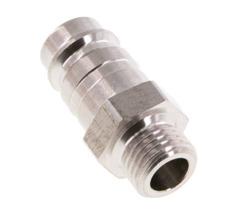 Stainless steel DN 10 Air Coupling Plug G 1/4 inch Male