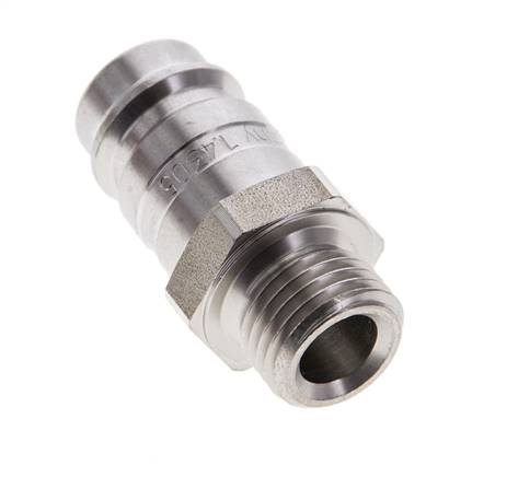 Stainless steel DN 10 Air Coupling Plug G 1/4 inch Male