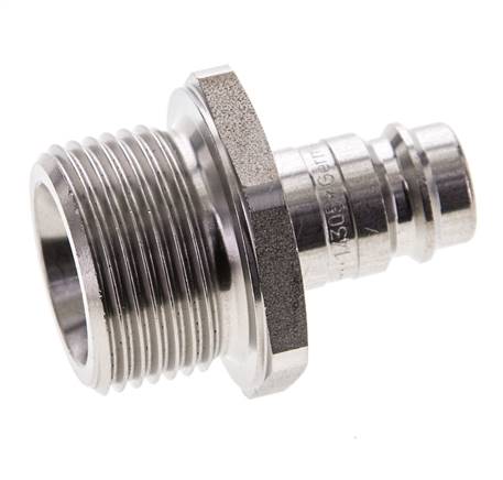 Stainless steel DN 10 Air Coupling Plug G 3/4 inch Male