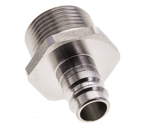 Stainless steel DN 10 Air Coupling Plug G 3/4 inch Male