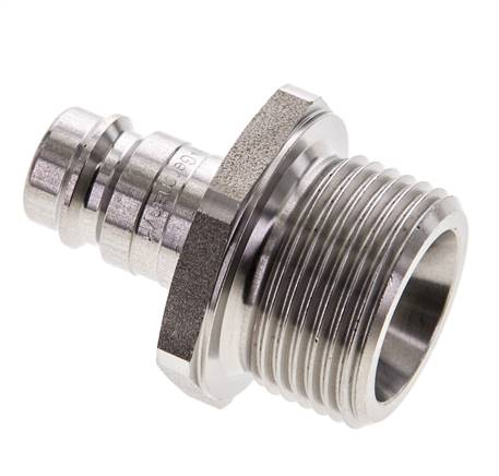 Stainless steel DN 10 Air Coupling Plug G 3/4 inch Male