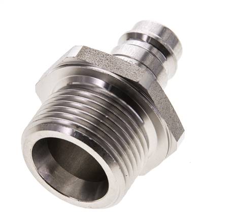 Stainless steel DN 10 Air Coupling Plug G 3/4 inch Male