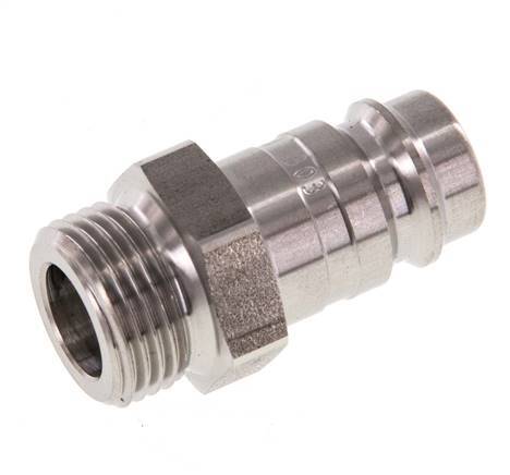 Stainless steel DN 10 Air Coupling Plug G 3/8 inch Male