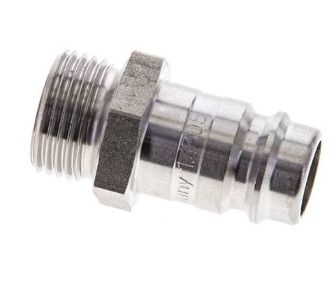 Stainless steel DN 10 Air Coupling Plug G 3/8 inch Male