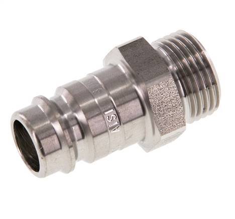 Stainless steel DN 10 Air Coupling Plug G 3/8 inch Male