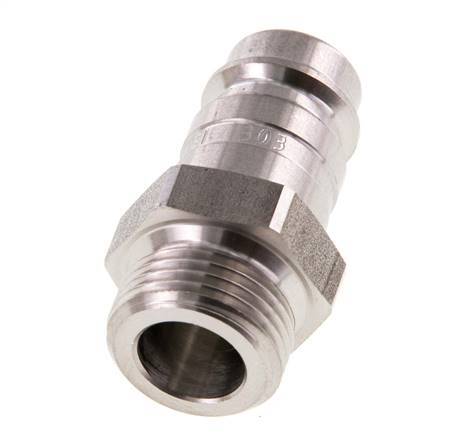 Stainless steel DN 10 Air Coupling Plug G 3/8 inch Male