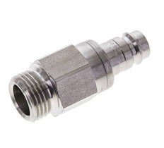Stainless steel DN 10 Air Coupling Plug G 1/2 inch Male Double Shut-Off