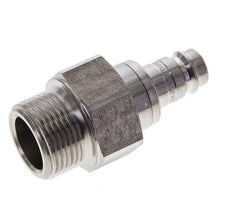 Stainless steel DN 10 Air Coupling Plug G 3/4 inch Male Double Shut-Off