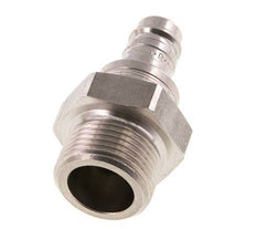 Stainless steel DN 10 Air Coupling Plug G 3/4 inch Male Double Shut-Off