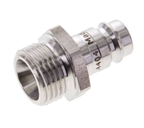 Stainless Steel 316L DN 10 Air Coupling Plug G 1/2 inch Male