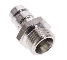 Stainless Steel 316L DN 10 Air Coupling Plug G 1/2 inch Male