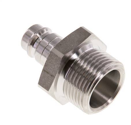 Stainless Steel 316L DN 10 Air Coupling Plug G 3/4 inch Male