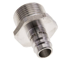 Stainless Steel 316L DN 10 Air Coupling Plug G 3/4 inch Male