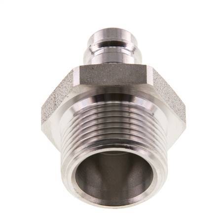 Stainless Steel 316L DN 10 Air Coupling Plug G 3/4 inch Male