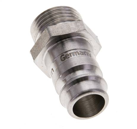 Stainless Steel 316L DN 10 Air Coupling Plug G 3/8 inch Male