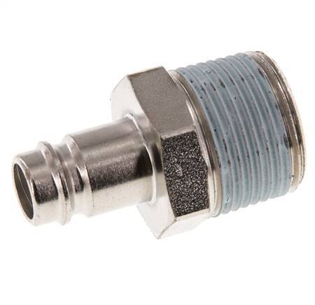 Hardened steel DN 10 Air Coupling Plug R 3/4 inch Male
