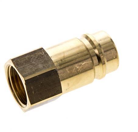 Brass DN 15 Air Coupling Plug G 1/2 inch Female | Tameson.com