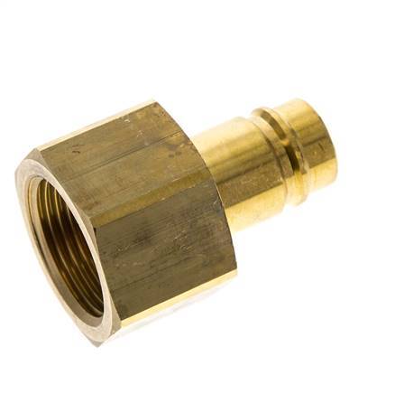 Brass DN 15 Air Coupling Plug G 1 inch Female | Tameson.com