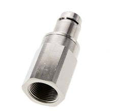 Nickel-plated Brass DN 15 Air Coupling Plug G 1 inch Female Double Shut-Off