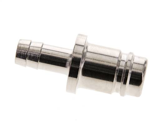 Nickel-plated Brass DN 15 Air Coupling Plug 13 mm Hose Pillar