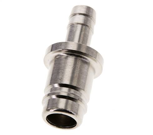 Nickel-plated Brass DN 15 Air Coupling Plug 13 mm Hose Pillar