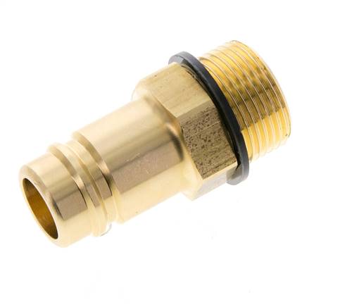Brass DN 15 Air Coupling Plug G 3/4 inch Male