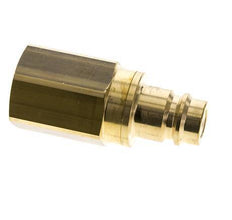 Brass DN 19 Air Coupling Plug G 1 inch Female Double Shut-Off
