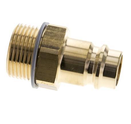 Brass DN 19 Air Coupling Plug G 1 inch Male