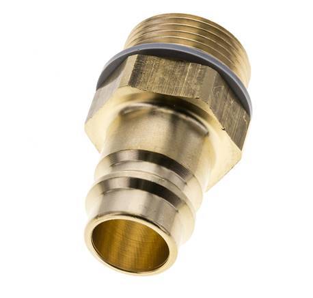 Brass DN 19 Air Coupling Plug G 1 inch Male