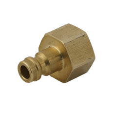 Brass DN 2.7 (Micro) Air Coupling Plug G 1/8 inch Female [5 Pieces]