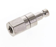 Nickel-plated Brass DN 2.7 (Micro) Air Coupling Plug M5 Female Double Shut-Off