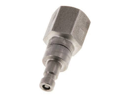 Stainless steel DN 2.7 (Micro) Air Coupling Plug G 1/8 inch Female Double Shut-Off