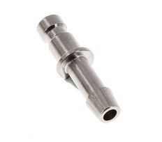Nickel-plated Brass DN 2.7 (Micro) Air Coupling Plug 4 mm Hose Pillar [10 Pieces]