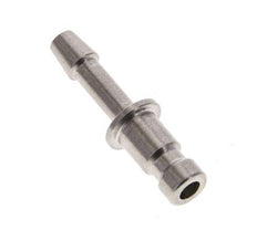 Stainless steel DN 2.7 (Micro) Air Coupling Plug 3 mm Hose Pillar