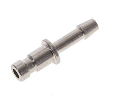 Stainless steel DN 2.7 (Micro) Air Coupling Plug 3 mm Hose Pillar