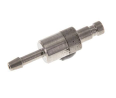 Stainless steel DN 2.7 (Micro) Air Coupling Plug 3 mm Hose Pillar Double Shut-Off