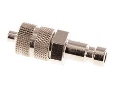 Nickel-plated Brass DN 2.7 (Micro) Air Coupling Plug 3x4.3 mm Union Nut [2 Pieces]